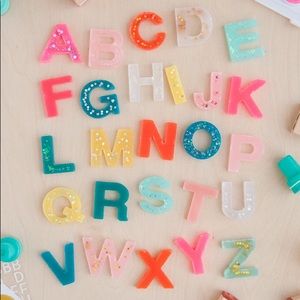 I’m selling mold letters , you can dm me with colors, & design letters.